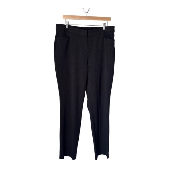 Rafaella Women's Curvy Fit Dress Pants Size 14 in Charcoal - Picture 1 of 11